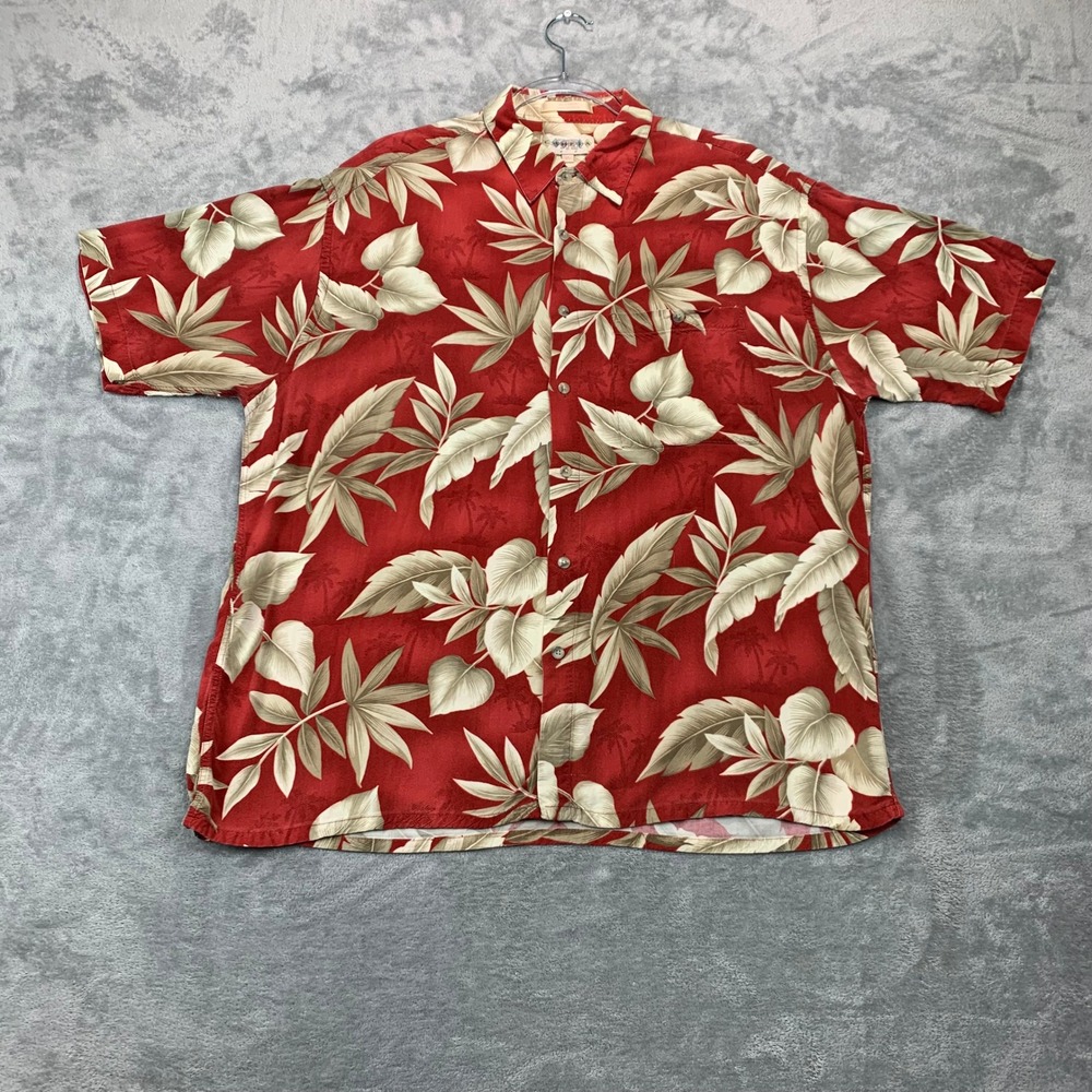 Campia Lot-of-2 Hawaiian Shirt Tropical Floral Rayon Button Up Short Sleeve XL - Picture 13 of 14